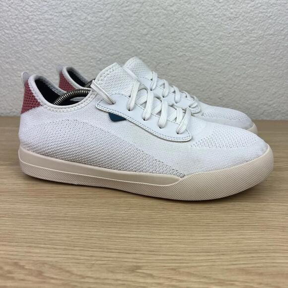 Vessi Weekend Sneaker White Canyon Pink Shoes Men’s Sz 10 Women’s Sz 11 - Picture 1 of 8